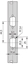 Picture of Schroff 19" Front Panel With D-Sub Cutout, 2x9-pin, 3U, 4 HP, 2.5 mm, Al, RAL 7035