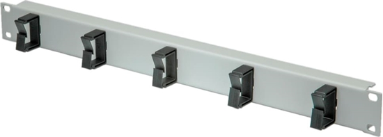Picture of Schroff 19" front panel, horizontal cable routing