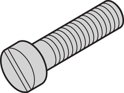 Attēls no Schroff Cheesehead Screw, Slotted