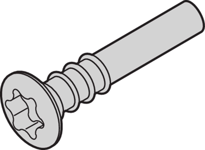 Attēls no Schroff Countersunk head screw, Torx, 3 x 20, 100 pcs