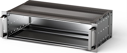 Attēls no Schroff EuropacPRO 19" Subrack Kit for Backplane, Heavy, Shielded, Front Handle, 3 U, 295 mm