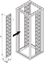 Picture of Schroff Eurorack Cable Panel, RAL 7021, 43 U 1934H 150W