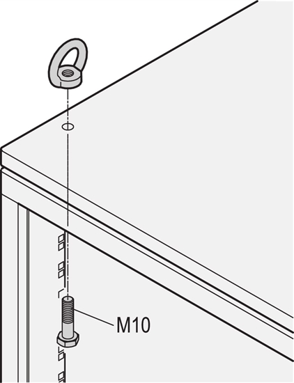 Picture of Schroff Eurorack Lifting Eye for Flush Top Cover