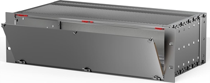 Picture of Schroff Front Panel Kit, Shielded, Bottom Hinged, 3 U, 84 HP, 2.5 mm, Al, Front Anodized, Rear Conductive