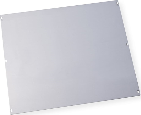 Picture of Schroff Front Panel, Refrofit Shielding, 6 U, 42 HP, 2.5 mm, Al, Anodized, Untreated Edges