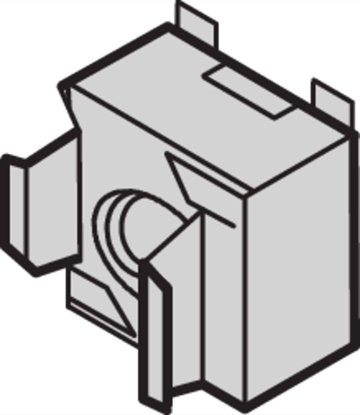 Attēls no Schroff Grounding Cage Nut Kit, M5, 100 Pcs