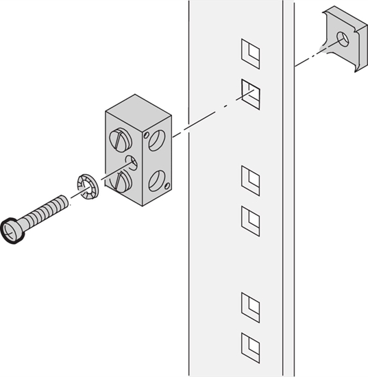 Picture of Schroff Grounding/Grounding Clamp