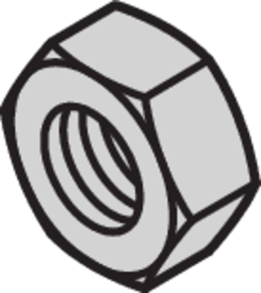 Attēls no Schroff Hexagon Nut, M4