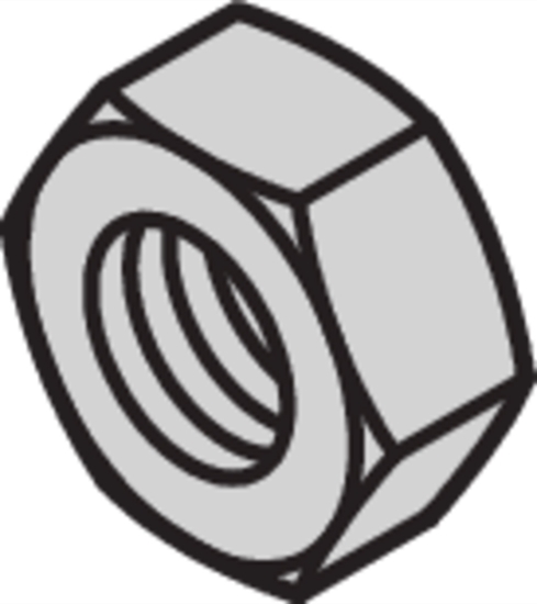 Picture of Schroff Hexagon Nut, M4