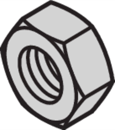 Attēls no Schroff Hexagonal Nut, M2.5
