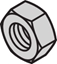 Attēls no Schroff Hexagonal Nut, M2.5
