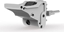 Attēls no Schroff Inserter/Extractor Handle Type IEL, Grey Lever, Black Button, Bottom, 10 Pieces