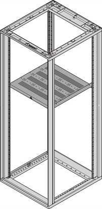 Attēls no Schroff Novastar 19" Shelf, Stationary, 1 U 600W 900D