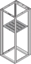 Picture of Schroff Novastar 19" Shelf, Stationary, 1 U 600W 900D