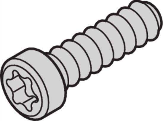 Picture of Schroff Panhead Screw, Torx, Self-Securing, M2.5 x 9.3