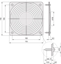 Attēls no Schroff Protective Grille, Plastic, Snap-In