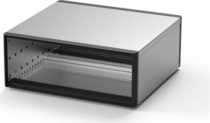 Attēls no Schroff RatiopacPRO, Complete Case, Desktop, Retrofittable Shielding, Front Trim, 3 U, 42 HP, 255 mm