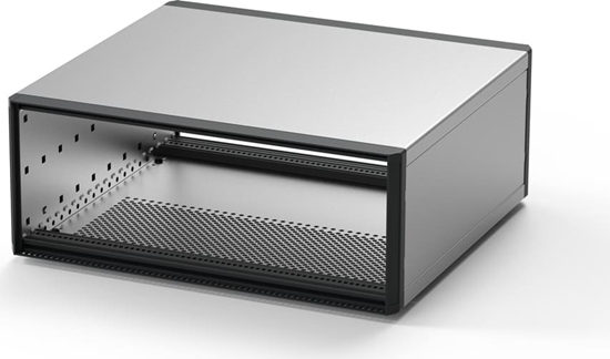 Picture of Schroff RatiopacPRO, Desktop Case, Retrofittable Shielding, Front Trim, 3 U, 63 HP, 255 mm