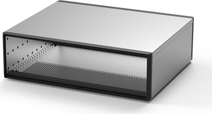 Attēls no Schroff RatiopacPRO, Desktop Case, Retrofittable Shielding, Front Trim, 3 U, 84 HP, 495 mm