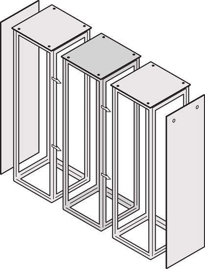 Picture of Schroff Side-by-Side Mounting Kit for Varistar, EMC and IP 55, With Gasketing