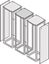 Изображение Schroff Side-by-Side Mounting Kit for Varistar, EMC and IP 55, With Gasketing
