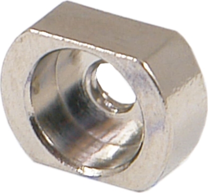 Attēls no Schroff Sleeves for M2.5, Brass Nickel-Plated, 10 pcs