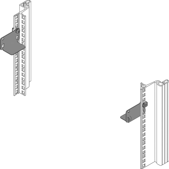 Picture of Schroff SLIDE RAIL SHORT 15KG (2PC)