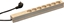 Picture of Schroff Socket Strip, SCHUKO, 7 Sockets, 19", With Mains Suppression Filter