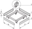 Picture of Schroff Varistar Mobile Base/Plinth, 600W 600D