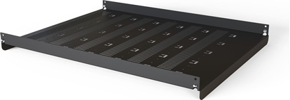 Attēls no Schroff Varistar Shelf, Stationary, 75 kg, RAL 7021, 600W 800D