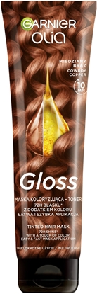 Attēls no Schwarzkopf GARNIER_Olia Gloss maska koloryzujca-toner do wosów Miedziany Brz 150ml