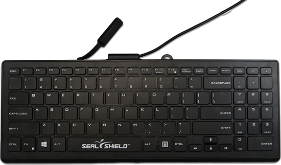 Изображение Seal Shield Tastatur Cleanwipe Pro Black, SSKSV101PRO-DE