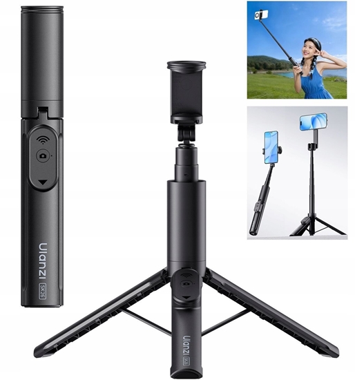 Picture of Selfie stick Ulanzi Statyw Kijek Selfie Stick 103cm 2w1 + Pilot 10m Uchwyt Telefon Ulanzi / Sk26 / Sku: S015