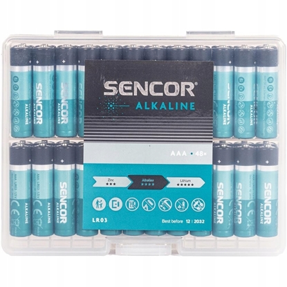 Attēls no Sencor SBA LR03 48 BOX AAA Alkaliczne