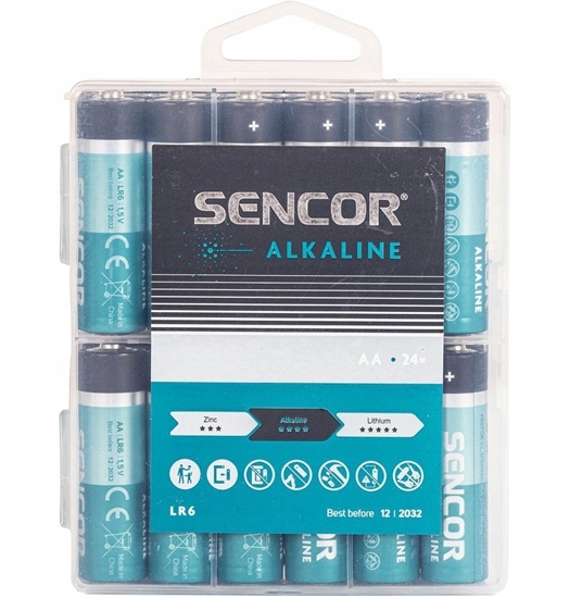 Picture of Sencor SBA LR6 24 BOX AA Alkaliczne