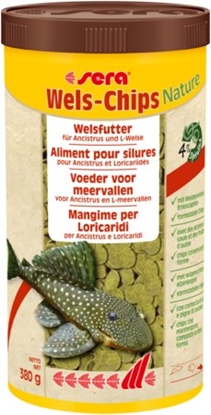 Attēls no Sera Catfish Chips Nature* 1.000 ml - pokarm dla bocji i ryb sumoksztatnych