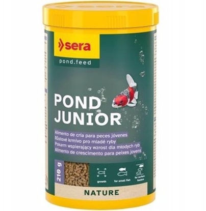 Attēls no Sera Pond Junior 1000 ml/ 210g, granulat - pokarm dla modych ryb stawowych