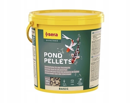 Picture of Sera Pond Pellets, 3800ml/600g - pokarm letni dla ryb stawowych