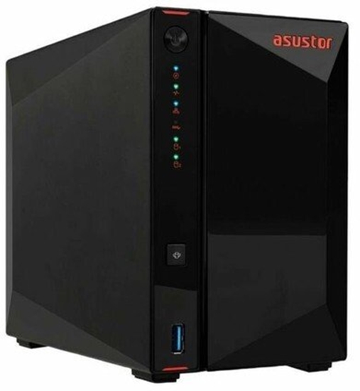Picture of Serwer Asustor Asustor LOCKERSTOR 2 Gen2 + (AS6702T v2) NAS Desktop Intel Celeron N5105 4 GB DDR4 0 TB ADM Czarny