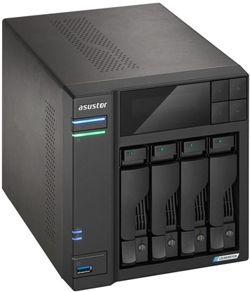 Picture of Serwer Asustor Asustor LOCKERSTOR 4 Gen2+ NAS Desktop Intel® Celeron® N5105 4 GB DDR4 ADM Czarny