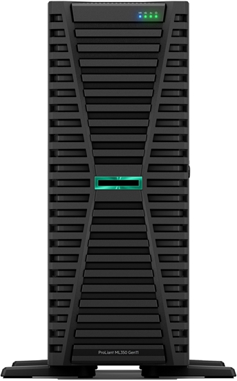Изображение Serwer HPE HPE ProLiant ML350 Gen11 4510 2.4GHz 12c 1P 2x32GB-R 8SFF NS204i-u MR408i-o 2x1000W PS EU Server