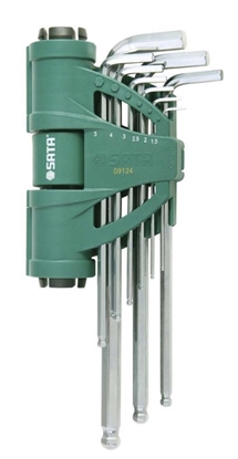 Attēls no Seškanšu atslēgu komplekts Sata S09124; 9 gab.