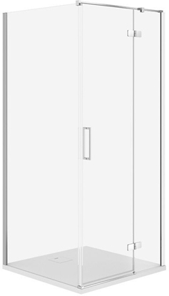 Picture of Cersanit SET C525 KABINA CITY PRAWA CHROM 90X90X195+TAKO SLIM BIAY WIR