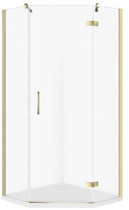 Изображение SET C540 KABINA PICIOKTNA CITY PRAWA ZOTA 80X80X195+TAKO SLIM WIR