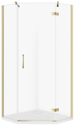 Изображение SET C542 KABINA PICIOKTNA CITY PRAWA ZOTA 90X90X195+TAKO SLIM WIR