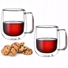 Picture of Set of 2 double-walled 300ml glass mugs, Kamille, 9007