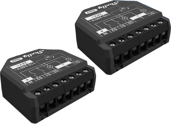 Picture of Set of 2 Shelly 2PM Gen3 WiFi/Bluetooth Controllers