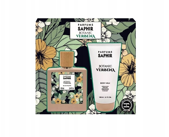 Изображение SET VERSACE SET SAPHIR Botanic Verbena EDT spray 100ml + BODY MILK 150ml
