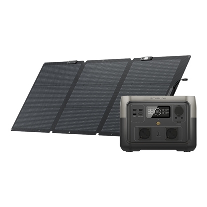 Picture of Set: EcoFlow River 2 Max power station + 160W photovoltaic panel.