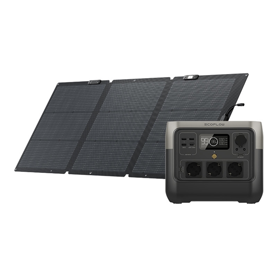Picture of Set: EcoFlow River 2 Pro power station + 160W photovoltaic panel.